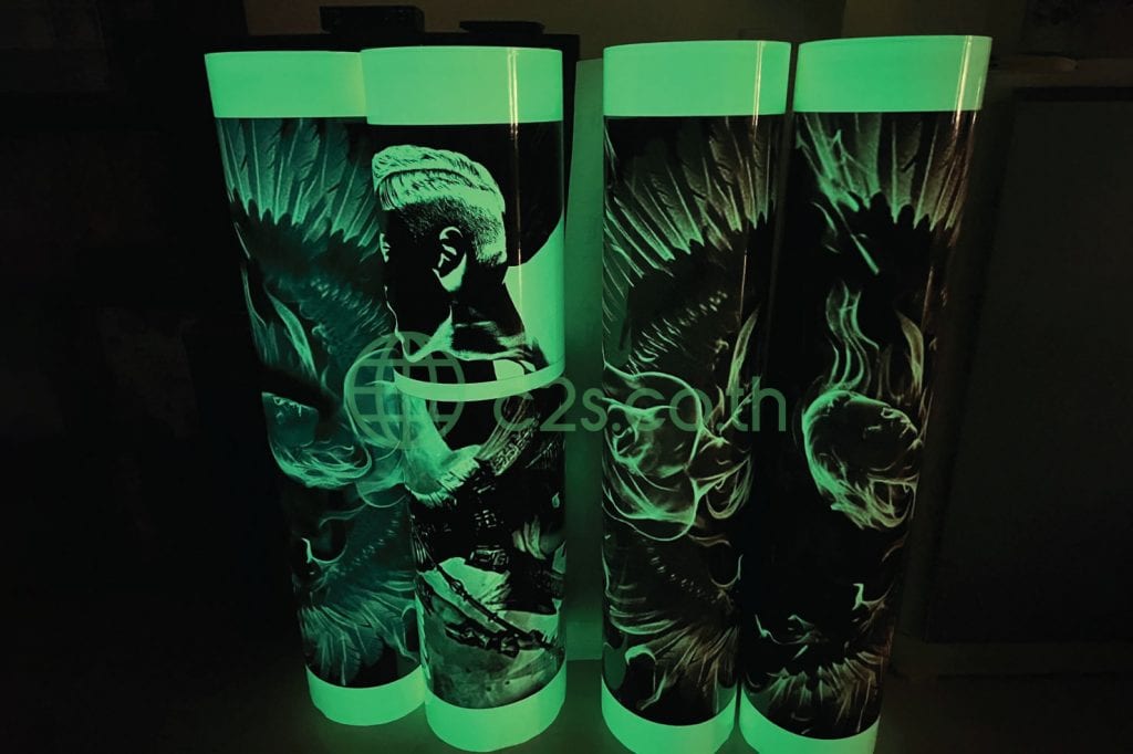 สติ๊กเกอร์เรืองแสง-พรายน้ำ