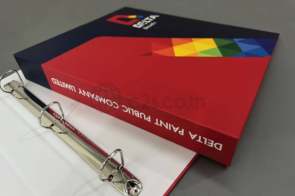 แฟ้มแข็ง-หุ้มจั่วปัง-สีเดลต้า